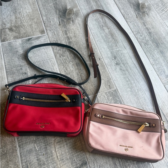 Michael Kors Handbags - Michael Kors Black and Pink Crossbody Bags 2 bags